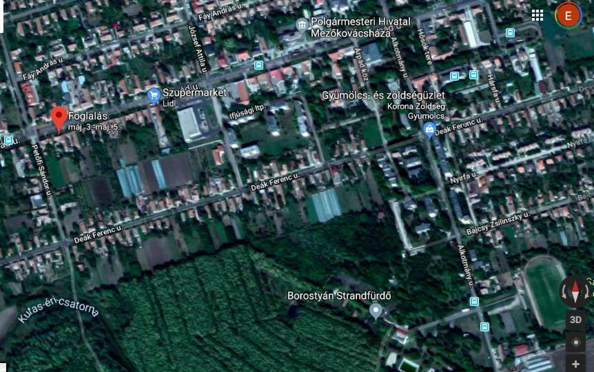 Hársfák Vila Mezokovacshaza Exterior foto